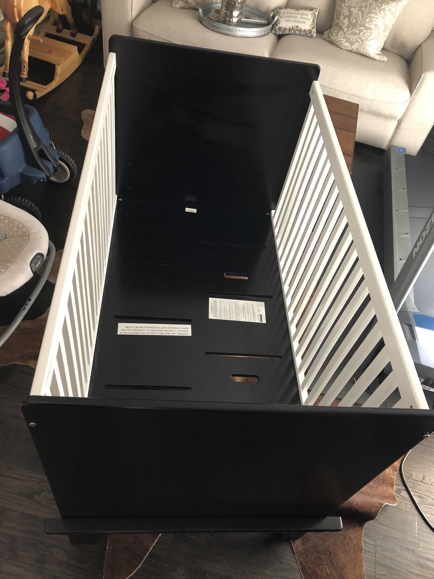 Baby Crib Argington Sahara White Brown Boy Girl for Sale in Dallas TX OfferUp
