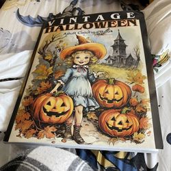 Adult Halloween Coloring Book