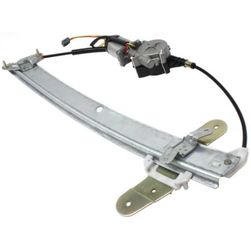 Front Door Window Regulator and Motor Assembly (Left/Driver side) designed primarily for the 1998–2011 Lincoln Town Car Power Window Regulator with Mo