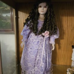 Extra Large Vintage collectable porcelain doll