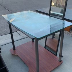 Glass Desk