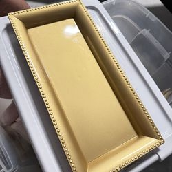 Gold tray