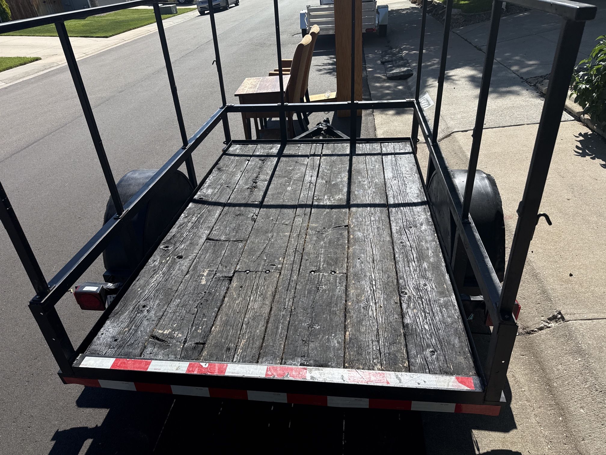 5x8 Trailer With Removable Rack