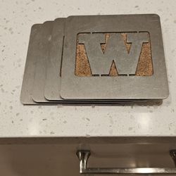 U of W Metal Coasters