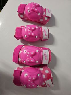 Minnie Mouse elbow and knee pads for toddlers