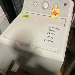 HOTPOINT HTW240ASKWS 3.8 cu. ft. White Top Load Washer