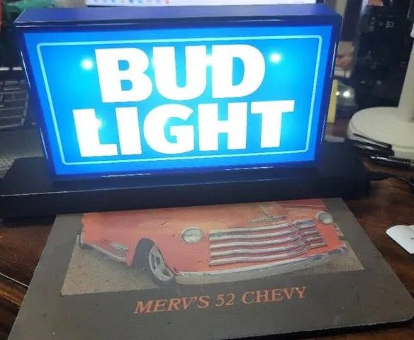 Bud Light Man Cave Neon Light