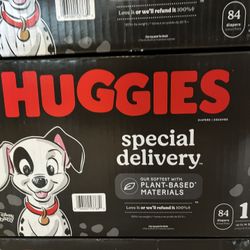 Huggies Diapers - Special Delivery Size 1. 2 Boxes.