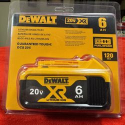 Price Firm, Brand New Dewalt 20V 6ah XR battery