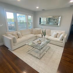 West Elm Hampton Modular 5-Piece L-Shaped Sectional (125")