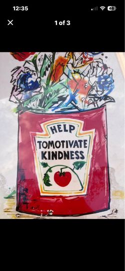 Help Tomotivate Kindness Pop Art Print