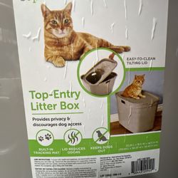 Top Entry Cat Litter Box