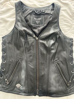 Harley Davidson vest woman