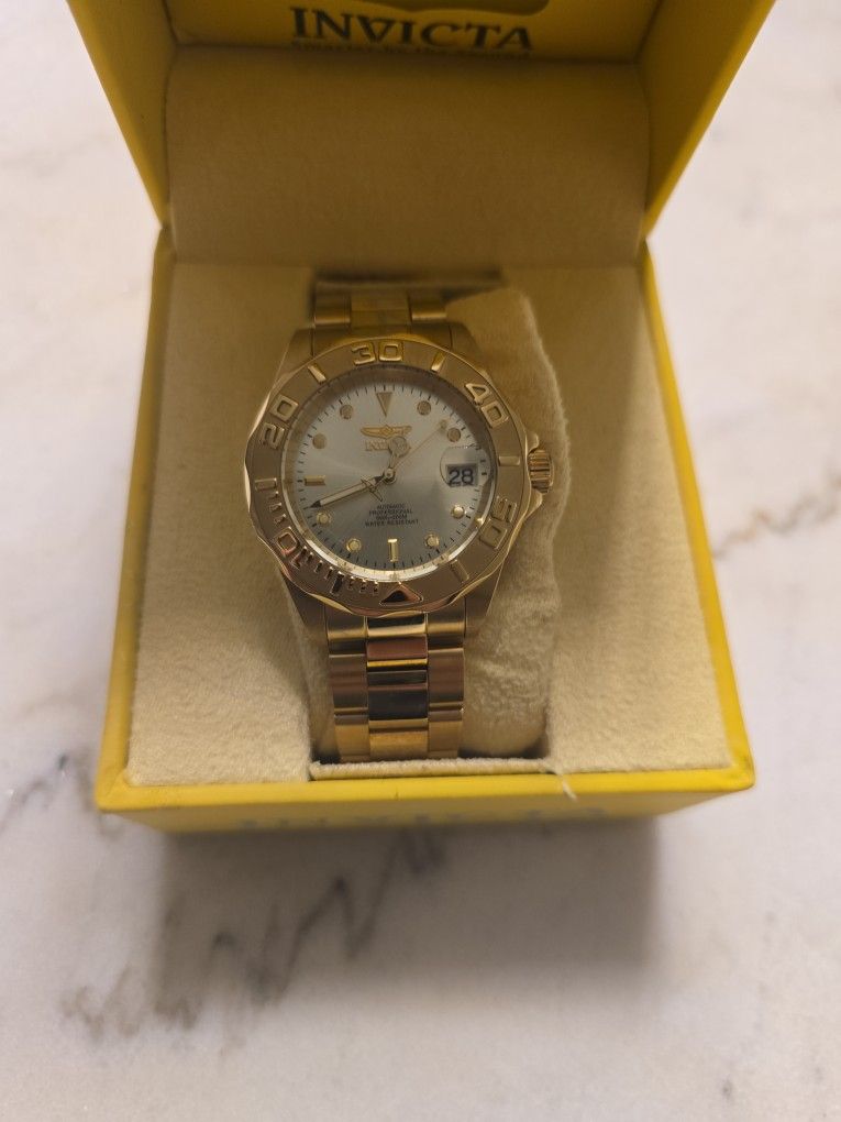 Invicta Gold Plated 