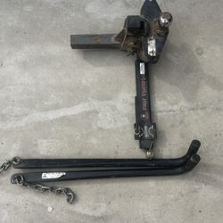 Weight Distribution Husky Sway Control  And Hitch And Bars