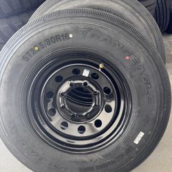 St235/80r16 16ply Tire And  Steel Wheel Combo