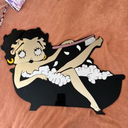 Vintage Acrylic Betty Boop Wall Decor 