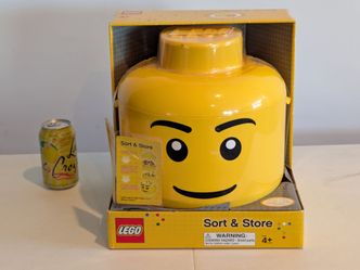 LEGO Sort & Store Minifigure Head, Standard Smile Pattern