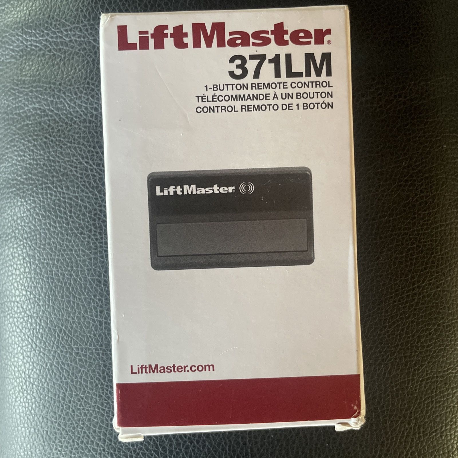 LiftMaster 371LM Garage Door Opener Remote - Black