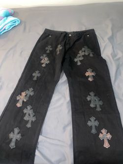 Chrome heart pants