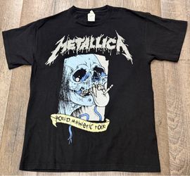 Vintage Metallica World Magnetic Tour Concert shirt size Medium