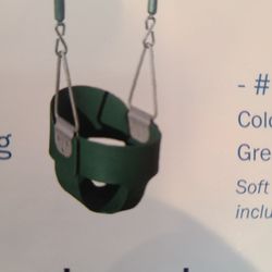 Infant/Tot Green Outdoor Swing