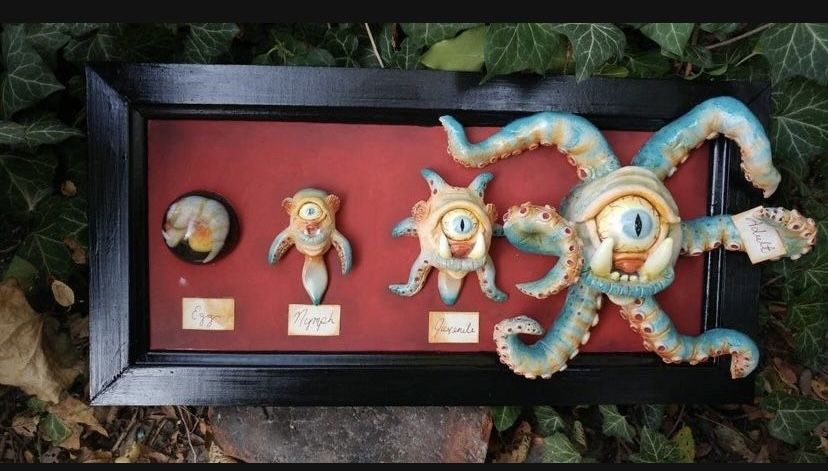 Hog Nosed Swamp Mog Clay Model Wall Display 