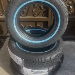 Brand new Travelstar UN106 All Season 155/80R13 79T Passenger Tire 155/80/13,White Wall 14mm(Tire Only) $70 Each 