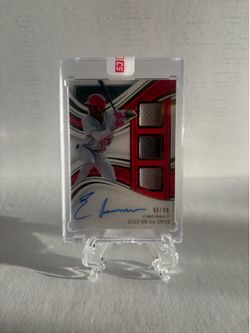 2023 Immaculate Collection - Elly De La Cruz #PTS-EC Triple Patch Auto /99