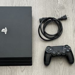 Sony PS4 Pro 2TB Bundle w/ Controller, Mic, Cables, and 9 Games - Excellent Condition