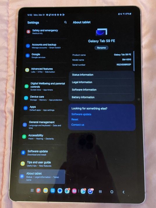 Samsung Galaxy Tab S9 Fe