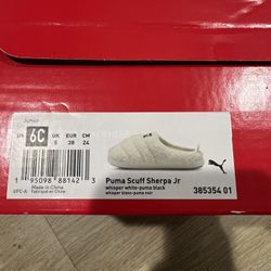 Puma scuff Sherpa Jr. NWT Size 6c