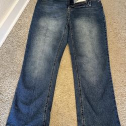 FRYE Straight Women's Jeans Blue Denim Medium Wash 