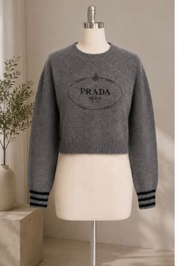 Prada Milano sweater crop top authentic