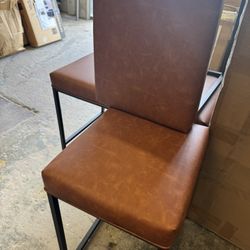 Set Of 4 New Counter Stools Brown 