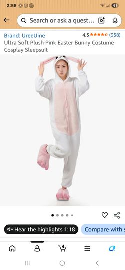 Bunny rabbit Halloween costume onesie