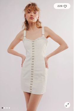 For Love And Lemons Denim Mini Dress Size XL 