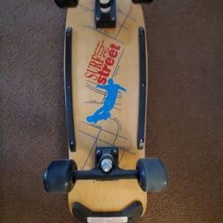 Vintage Never Ridden "Sport Fun" Pro Style "Surf The Street" Skateboard 