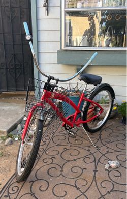 Red Cruiser Bike