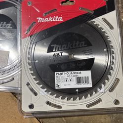 Makita 8 1/2 “ . 48teeth. Blade 