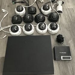 12 Camera Commercial Security System – 4MP IP Cameras + Turing NVR w/ 4TB