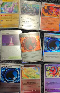 Pokémon TCG Holo Card Lot – 9 Cards