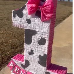 1st Birthday Rodeo & Names Piñata 