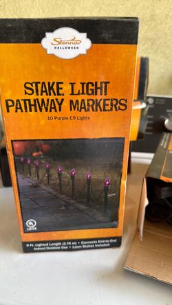Sienna Halloween Stake Light Pathway Markers
