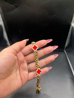 14K Gold plated Van Cleef Bracelet