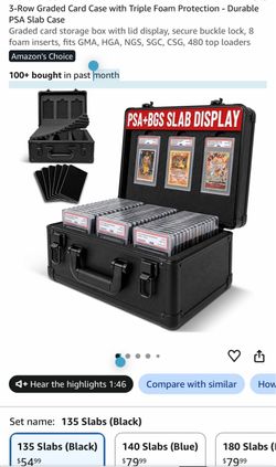 PSA BGS Graded Card Slab Display Case