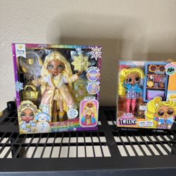 **barbie And Rainbow Dolls***