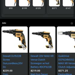 Dewalt Screw Gun Tool Only