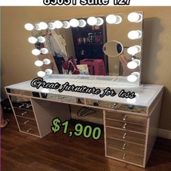 Impressions Vanity With Bluetooth Mirror Brand New