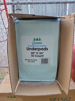 Personal care products  Underpads